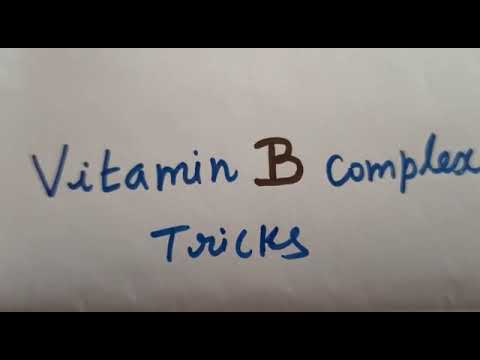 TRICKS TO MEMORIZE NAMES OF VITAMIN B COMPLEX | HSC & CBSE