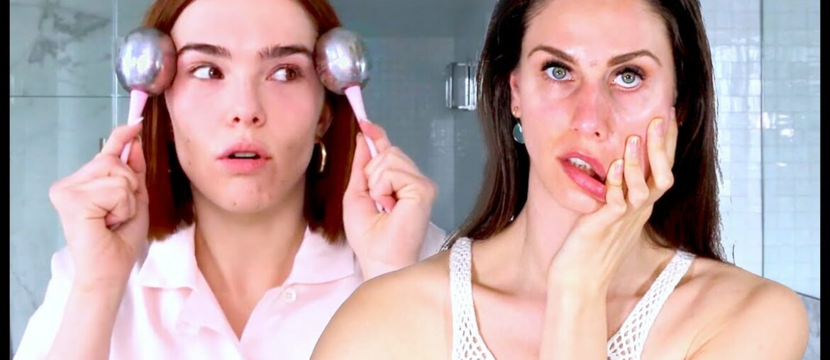 REACTING To Zoey Deutch’s Acne-Prone Skin & Makeup Guide  | Beauty Secrets | Vogue