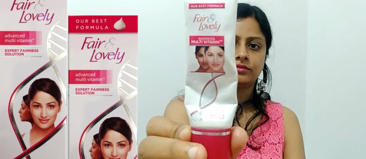 Fair & Lovely Advanced Multi Vitamin Fairness Cream Review & Demo