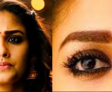 Nayanthara Inspired look | Nayanthara inspired EYE MAKEUP | Nayanthara Step-by-step Makeup Tutorial