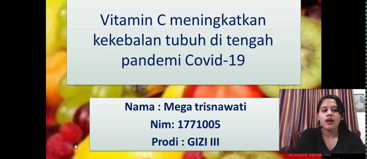 Vitamin C meningkatkan kekebalan tubuh ditengah pandemi Covid-19