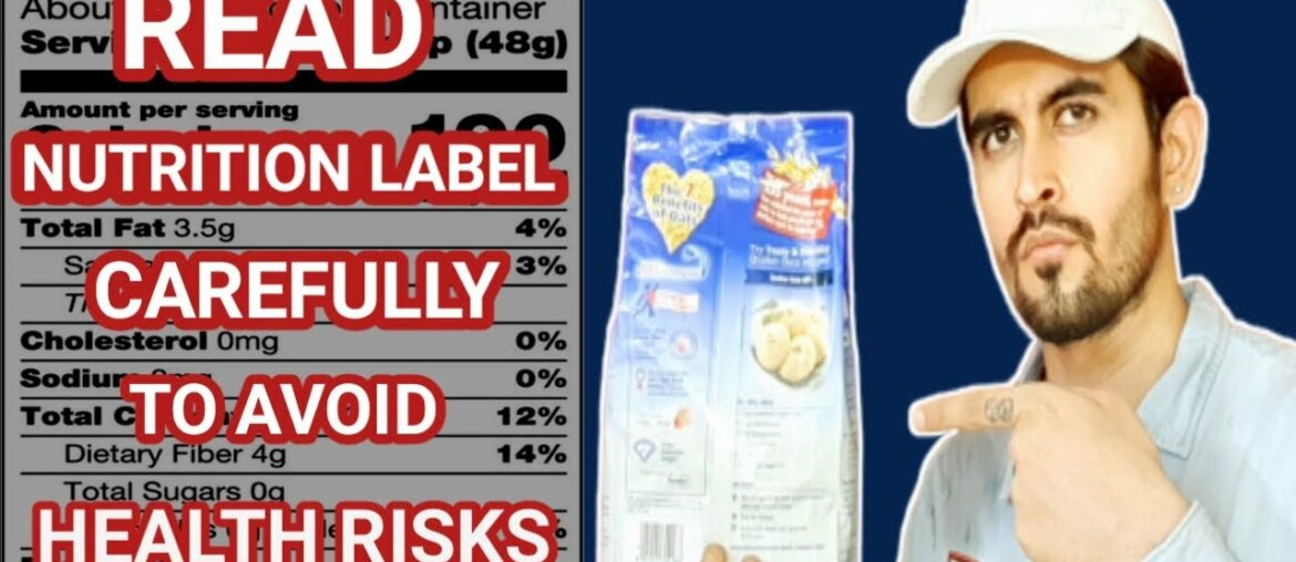 How To Read Nutrition Labels To Avoid Health Risks  | Read Nutrition Label [Hindi]