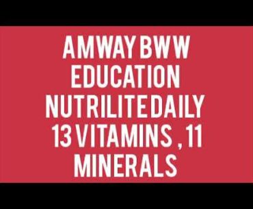 Nutrilite Daily 13 vitamins 11 minirals