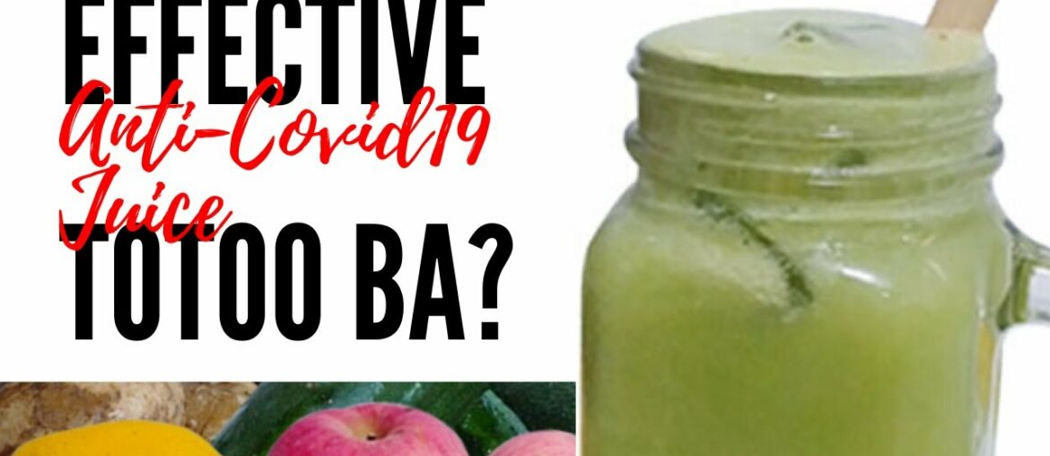 ANTI-COVID19 IMMUNE BOOSTER JUICE | EASY AND SIMPLE RECIPE