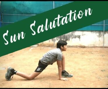 Sun salutation (stretching 2)