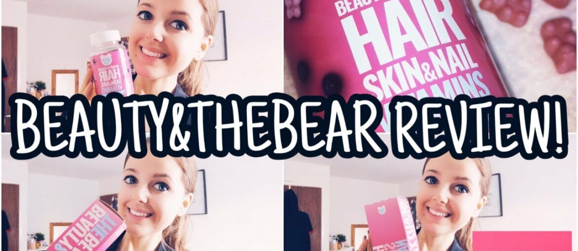 BEAUTY & THE BEAR VITAMIN GUMMIES | HONEST OPINION AND TASTING THEM ON VIDEO!