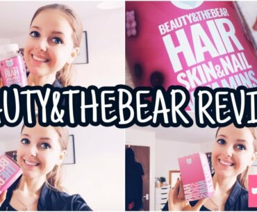 BEAUTY & THE BEAR VITAMIN GUMMIES | HONEST OPINION AND TASTING THEM ON VIDEO!