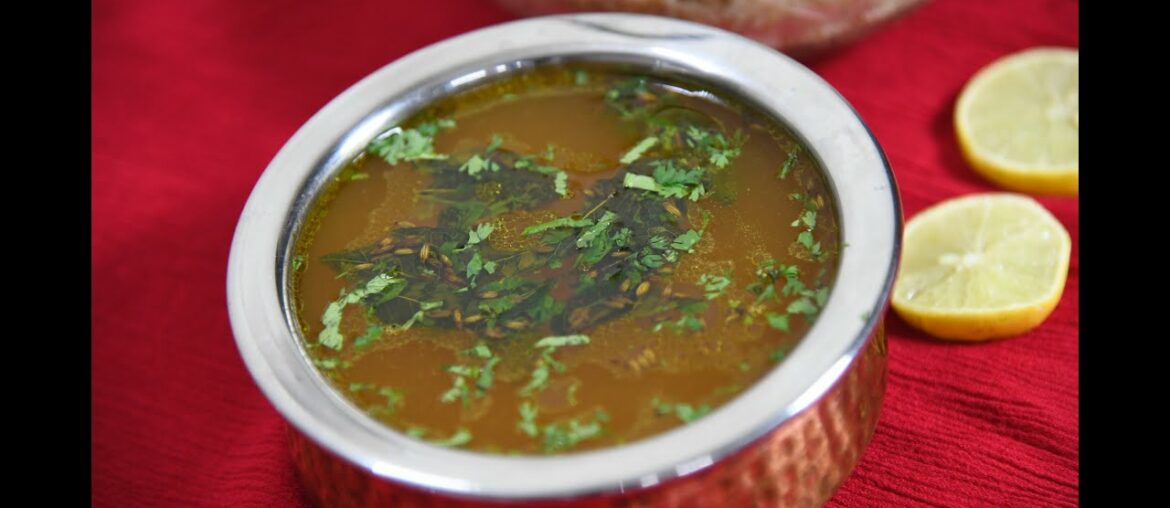 lemon rasam recipe | healthy lemon rasam | immunity booster drinks