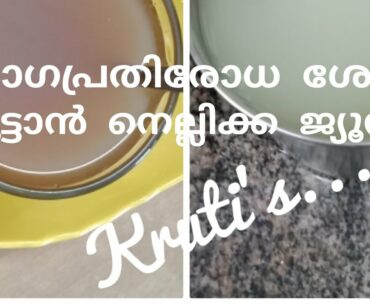 Amla or gooseberry juice,  an immunity booster!!! നെല്ലിക്ക ജ്യൂസ്‌,രോഗപ്രതിരോധ ശേഷി കൂട്ടാൻ !!!