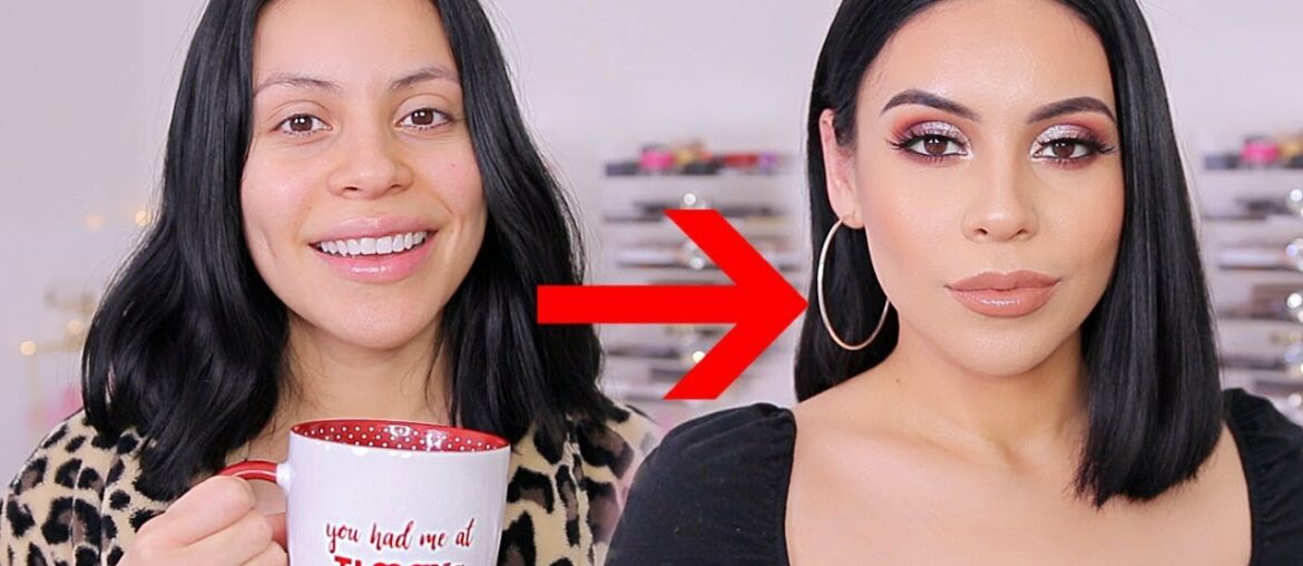 1 HOUR GLAM TRANSFORMATION: SKINCARE & MAKEUP! GET READY WITH ME