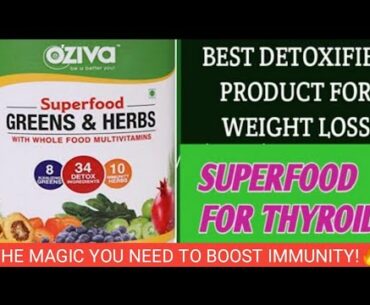 My Morning Healthy Multivitamin||Oziva Superfood Greens & Herbs|| Honest Review?