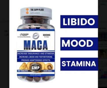 Hi-Tech Pharmaceuticals All New Maca Suppement for Energy, Libido, and Stamina