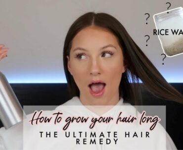 OVERNIGHT RICE WATER FOR HEALTHY, LONG AND FAST GROWING HAIR (HOW TO MAKE RICE WATER) | SIMPLYKLAUDS