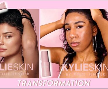 KYLIE'S NO MAKEUP MAKEUP LOOK - KYLIE SKIN TRANSFORMATION | TEHJA