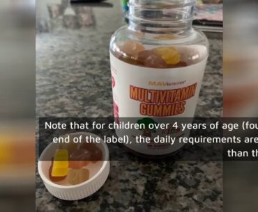 Review: MAV Nutrition Multivitamins for Kids Gummies - All Essential Vitamins with Vitamin D an...