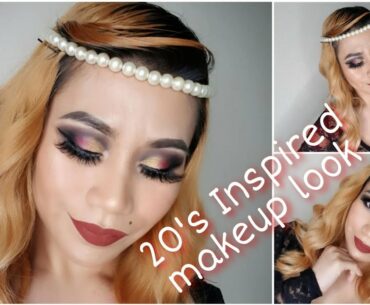 20's Inspired makeup look