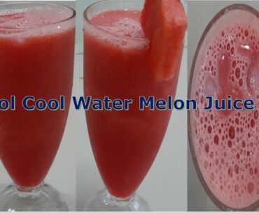 Summer Special Cool Cool Water Melon Juice | Mana Telugu Vantillu