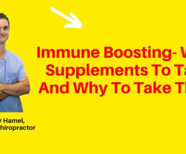 Dr. Tyler Hamel explains the immune system, inflammation, what to take and why to take it.