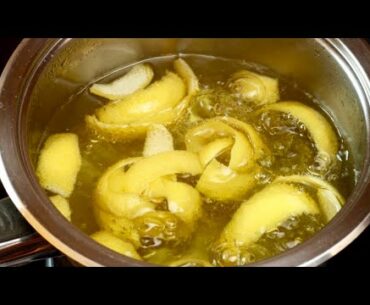 Boil Lemon Peels And Drink The Liquid, THIS Will Happen To Your Body!