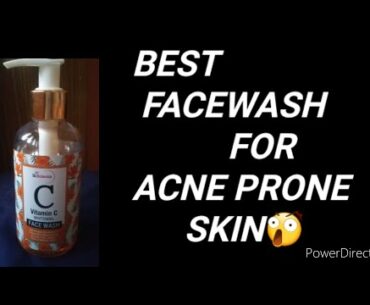 St.botanica Vitamin C whitening facewash review|Best facewash for acne prone skin|2020