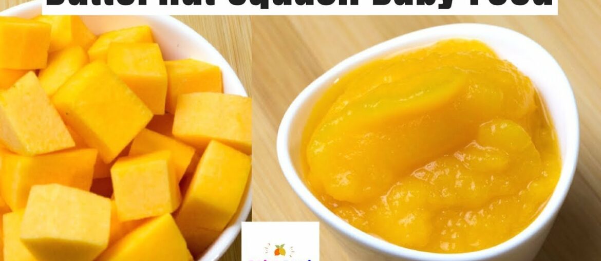 Butternut Squash Baby Food Recipe | Vitamin Rich Baby Food | Puree With Butternut Squash