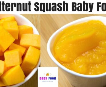 Butternut Squash Baby Food Recipe | Vitamin Rich Baby Food | Puree With Butternut Squash