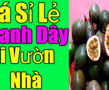 Cập Nhập Ngày 27/4/2020 Giá Sỉ Lẻ Chanh Dây Tại Vườn Nhà| Hoang tuan TV