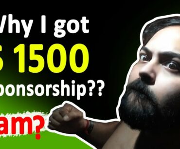 Why I got $1500 SPONSORSHIP?? । How to protect YouTube channel from spammers 2020