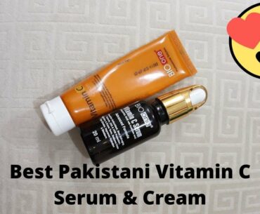 Affordable Pakistani Skincare | Bio One Vitamin C Serum & Cream