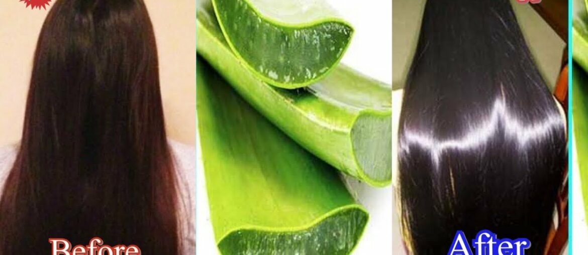 How to make aloe vera gel for hair/aloevera gel + vitamin e oil hair growth