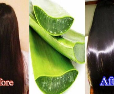 How to make aloe vera gel for hair/aloevera gel + vitamin e oil hair growth