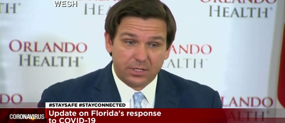 Florida Gov. Ron DeSantis gives update on state's COVID-19 response