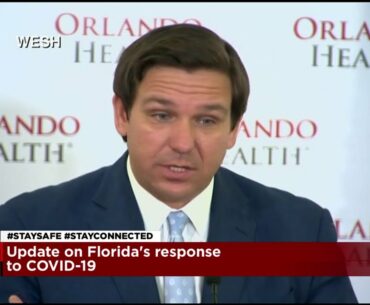 Florida Gov. Ron DeSantis gives update on state's COVID-19 response