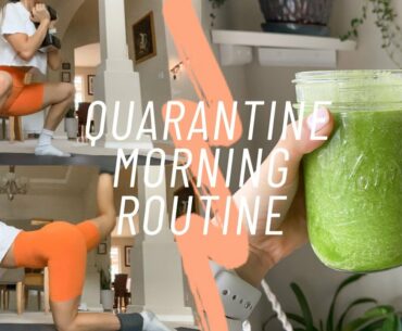 MY 8AM ROUTINE | glute workout, healthy breakfast, & what supplements i take