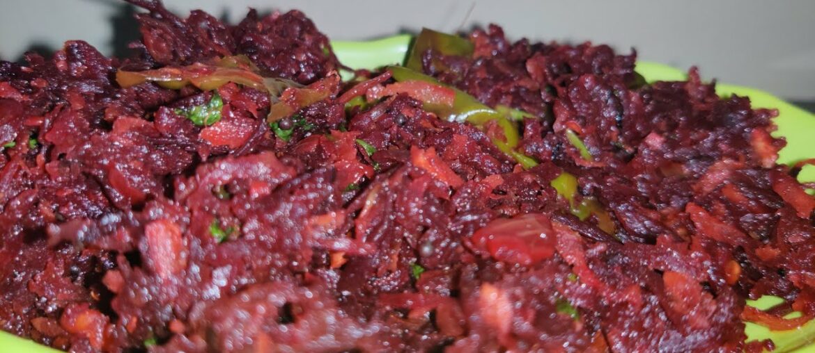 How to make Hyderabadi Beetroot sabzi | Nutritional | హైదరాబాదీ బీట్‌రూట్ సబ్జీ