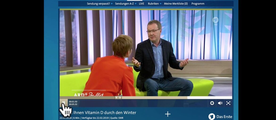 ARD-TV über Vitamin D - Dr. von Helden kommentiert und stellt richtig!