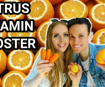 CITRUS VITAMIN BOOSTER | HEALTHY SMOOTHIE RECIPE 🧡