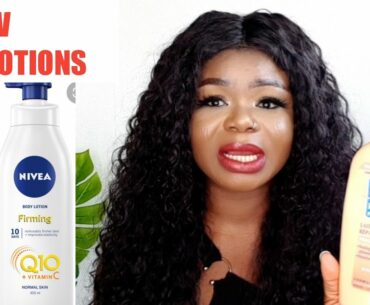 update on my body lotion _Nivea Q10 + vitamin c review | mixa intensif   body lotion  | bella gold