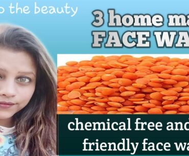 HOME MADE natural FACE WASH / multi purpose skin care face wash/ chemical free face wash