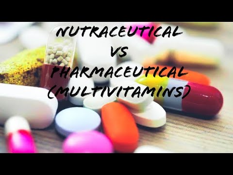 Pharmaceutical vs Nutraceutical products #multivitamins