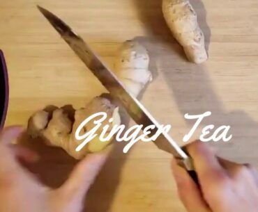 Rain Rain Go Away with some Ginger Tea to help sore muscles, digestion, & immunity.