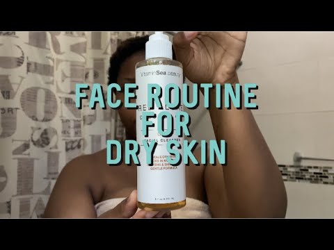 UPDATED DAILY FACE ROUTINE | FOR ROUGH, DRY SKIN | VITAMIN SEA BEAUTY || DANICANDACE