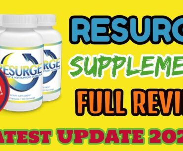 Resurge Supplement Review - Legit or Scam? Amazon, Supplement, Pills