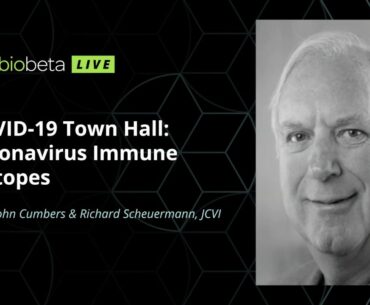 SynBioBeta COVID-19 Town Hall with JCVI’s Richard Scheuermann on coronavirus immune epitopes