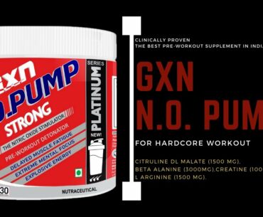 GXN | N.O. PUMP | BEST PRE-WORKOUT | FT. RAVINDER KUHAR | FITNESS ATHLETE