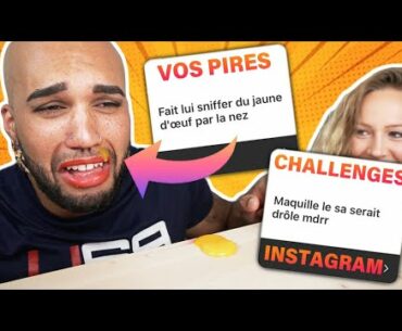 JE SUBIS VOS PIRES CHALLENGES PENDANT LE CONFINEMENT !