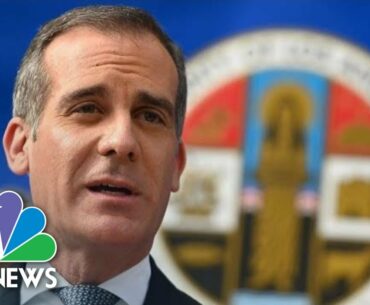 L.A. Mayor Eric Garcetti Gives Coronavirus Update | NBC News
