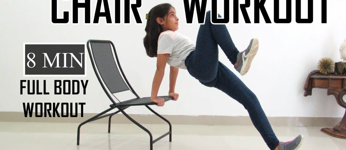 CHAIR WORKOUT PART 2 | Full Body HIIT, Abs Fitness Exercise