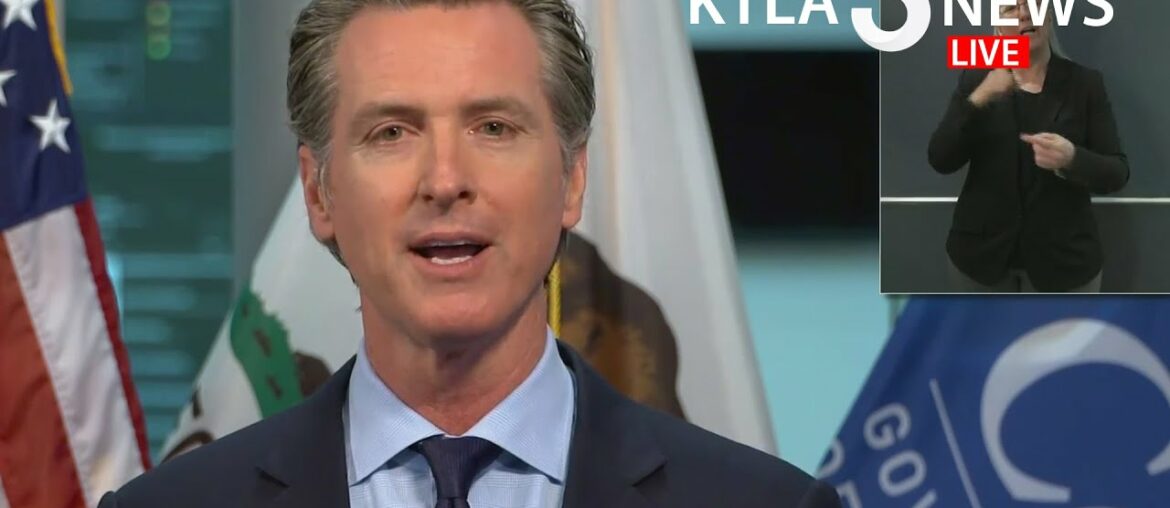 Coronavirus: Gov. Newsom says COVID-19 numbers" ‘will go through the roof’ if CA opens too soon