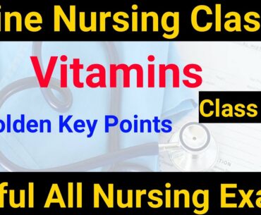 Vitamins Golden Points / Online Nursing Classes